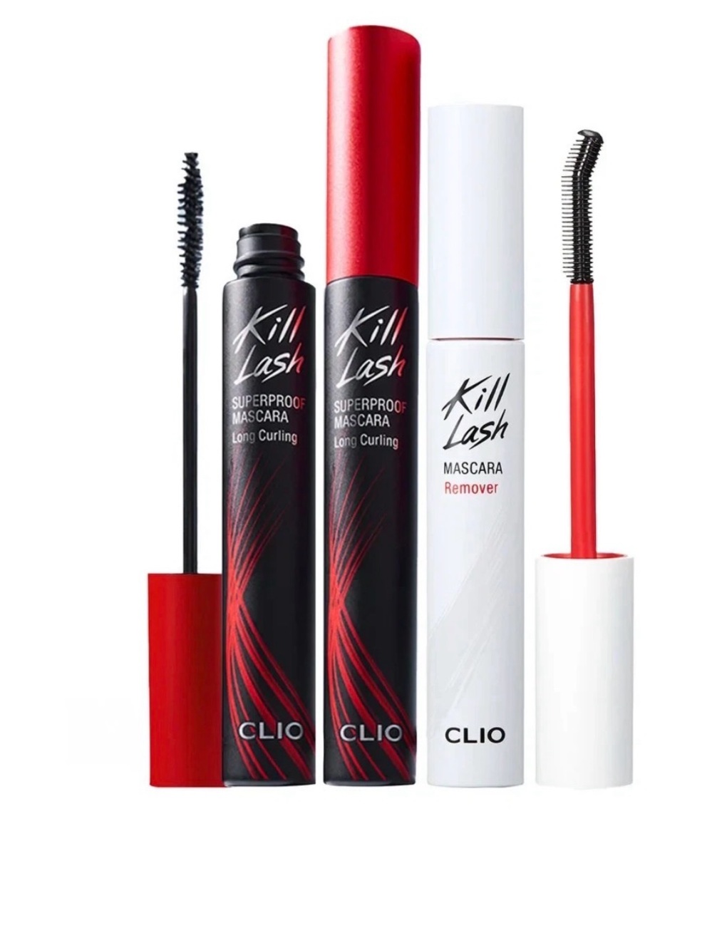 Clio kill lash mascara duo and mascara remover lot new